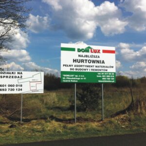 Tablice informacyjne Agencja reklamowa Next Reklama