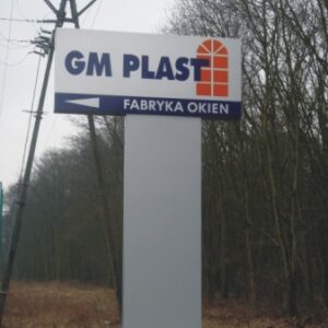 Tablice informacyjne Agencja reklamowa Next Reklama GM Last