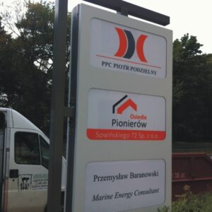 Tablice informacyjne Agencja reklamowa Next Reklama