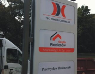 Tablice informacyjne Agencja reklamowa Next Reklama