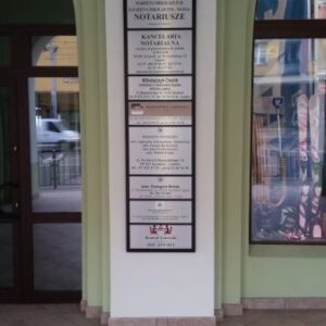 Tablice informacyjne Agencja reklamowa Next Reklama